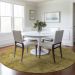 Addison Rugs Chantille Gold 8'0" x 8'0" Round Room Scene