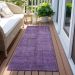 Addison Rugs Chantille Purple 2'3" x 7'6" Runner Room Scene