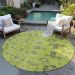 Addison Rugs Chantille Aloe 8'0" x 8'0" Round Room Scene