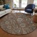 Addison Rugs Chantille Paprika 8'0" x 8'0" Round Room Scene