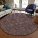 Addison Rugs Chantille Merlot 8'0" x 8'0" Round Room Scene
