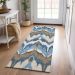 Addison Rugs Chantille Blue 2'3" x 7'6" Runner Room Scene