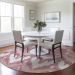 Addison Rugs Chantille Blush 8'0" x 8'0" Round Room Scene