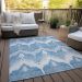 Addison Rugs Chantille Denim 2'6" x 3'10" Room Scene