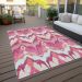 Addison Rugs Chantille Pink 2'6" x 3'10" Room Scene