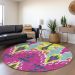 Addison Rugs Chantille Pink 8'0" x 8'0" Round Room Scene