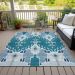 Addison Rugs Chantille Teal 2'6" x 3'10" Room Scene