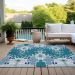 Addison Rugs Chantille Teal 2'6" x 3'10" Room Scene