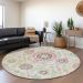 Addison Rugs Chantille Pink 8'0" x 8'0" Round Room Scene