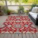 Addison Rugs Chantille Red 5'0" x 7'6" Room Scene