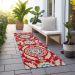 Addison Rugs Chantille Red 2'3" x 7'6" Runner Room Scene