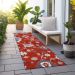 Addison Rugs Chantille Red 2'3" x 7'6" Runner Room Scene