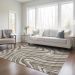 Addison Rugs Chantille Brown 5'0" x 7'6" Room Scene