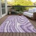 Addison Rugs Chantille Lavender 9'0" x 12'0" Room Scene