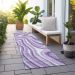 Addison Rugs Chantille Lavender 2'3" x 7'6" Runner Room Scene