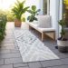 Addison Rugs Chantille Silver 2'3" x 7'6" Runner Room Scene