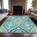 Addison Rugs Chantille Teal 10'0" x 14'0" Room Scene