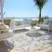 Addison Rugs Chantille Silver 8'0" x 8'0" Round Room Scene