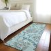 Addison Rugs Chantille Teal 2'3" x 7'6" Runner Room Scene