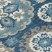 Addison Rugs Chantille Blue 8'0" x 8'0" Round Room Scene