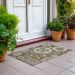 Addison Rugs Chantille Brown 1'8" x 2'6" Room Scene