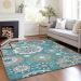 Addison Rugs Chantille Teal 5'0" x 7'6" Room Scene