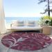 Addison Rugs Chantille Garnet 8'0" x 8'0" Round Room Scene