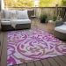 Addison Rugs Chantille Lavender 8'0" x 10'0" Room Scene