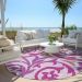 Addison Rugs Chantille Lavender 8'0" x 8'0" Round Room Scene
