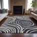 Addison Rugs Chantille Black 5'0" x 7'6" Room Scene