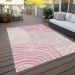 Addison Rugs Chantille Pink 2'6" x 3'10" Room Scene