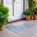 Addison Rugs Chantille Sky 1'8" x 2'6" Room Scene