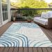 Addison Rugs Chantille Teal 2'6" x 3'10" Room Scene