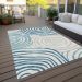 Addison Rugs Chantille Teal 2'6" x 3'10" Room Scene