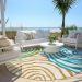 Addison Rugs Chantille White 8'0" x 8'0" Round Room Scene