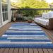Addison Rugs Chantille Blue 5'0" x 7'6" Room Scene