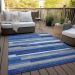 Addison Rugs Chantille Blue 5'0" x 7'6" Room Scene