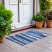 Addison Rugs Chantille Blue 1'8" x 2'6" Room Scene