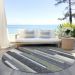 Addison Rugs Chantille Charcoal 8'0" x 8'0" Round Room Scene
