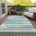 Addison Rugs Chantille Teal 9'0" x 12'0" Room Scene