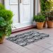 Addison Rugs Chantille Black 1'8" x 2'6" Room Scene