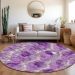 Addison Rugs Chantille Lavender 8'0" x 8'0" Round Room Scene