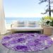 Addison Rugs Chantille Lavender 8'0" x 8'0" Round Room Scene