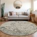 Addison Rugs Chantille Silver 8'0" x 8'0" Round Room Scene