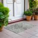 Addison Rugs Chantille Silver 1'8" x 2'6" Room Scene