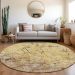 Addison Rugs Chantille Wheat 8'0" x 8'0" Round Room Scene