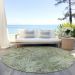 Addison Rugs Chantille Aloe 8'0" x 8'0" Round Room Scene