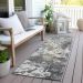 Addison Rugs Chantille Charcoal 2'3" x 7'6" Runner Room Scene