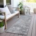 Addison Rugs Chantille Gray 2'3" x 7'6" Runner Room Scene