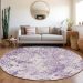 Addison Rugs Chantille Lavender 8'0" x 8'0" Round Room Scene